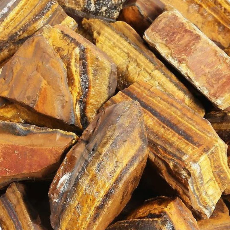 Tiger Eye Stone Prayer Beads with Silver Tassel (8 mm)